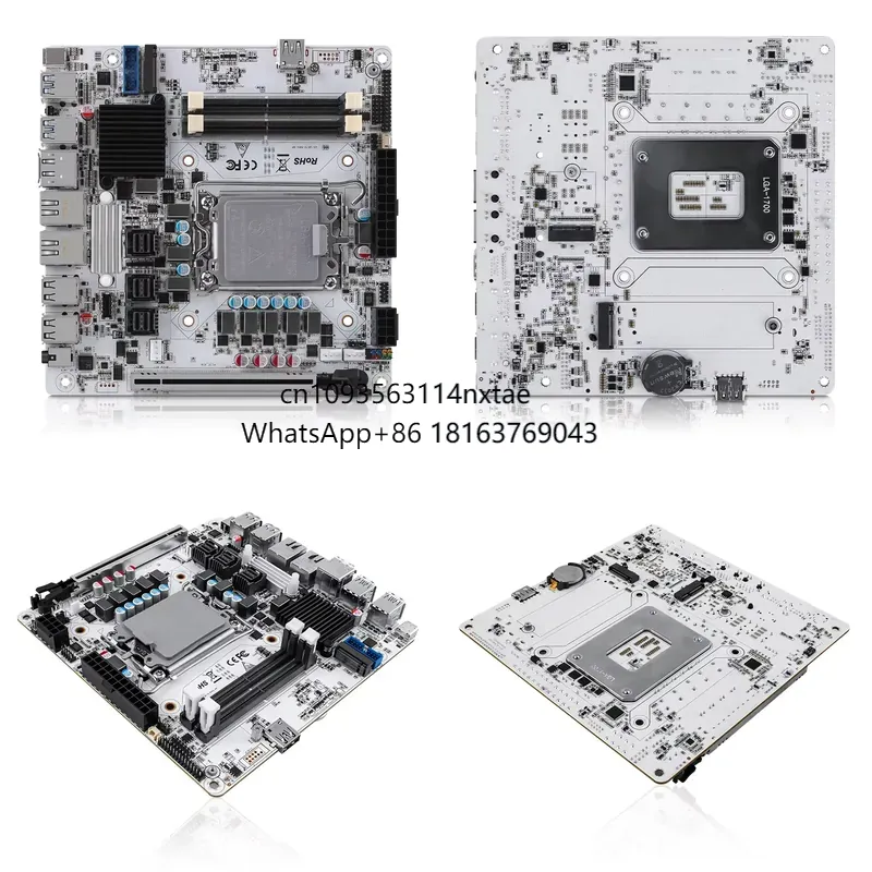 Lga 1700 Ddr5 Itx Motherboard - 2026 Heiß! N23 Q670 NAS-Motherboard Max.
