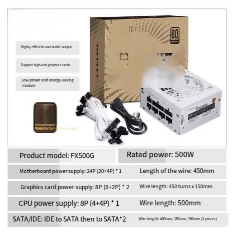 Sfx Power Supply 850W Gold - Auf Lager 750W/850W SFX Netzteil 80