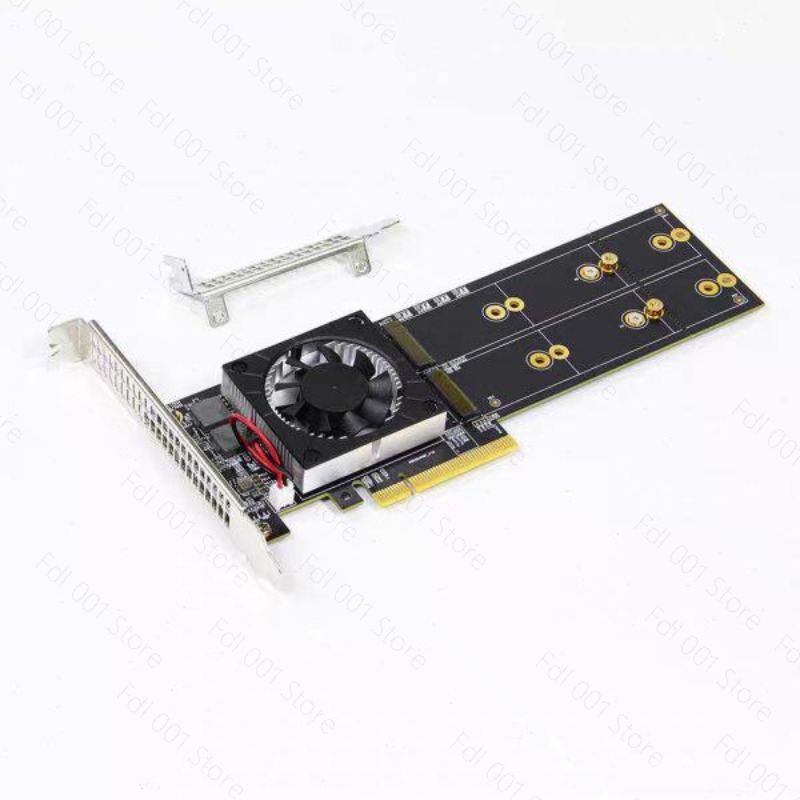 Quad M.2 Nvme Pcie Bifurcation Card - Keine PCIe-Bifurkationskarte erforderlich: PEX8747 Quad 4