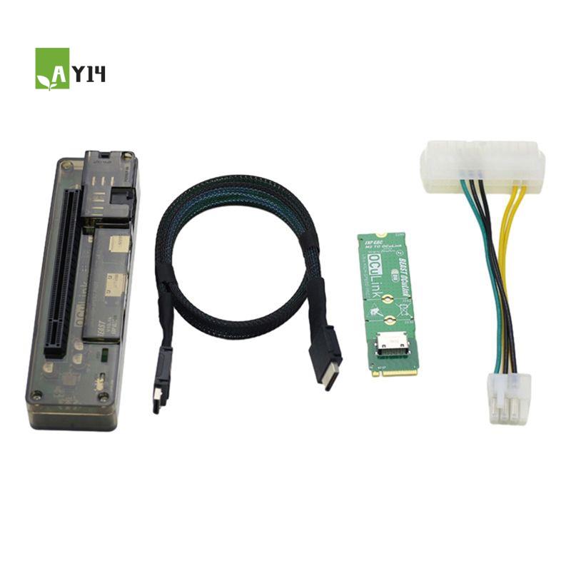 External Gpu Dock Pcie 4.0 Oculink - AY14 -M.2 MKEY zu OCULINK Adapter
