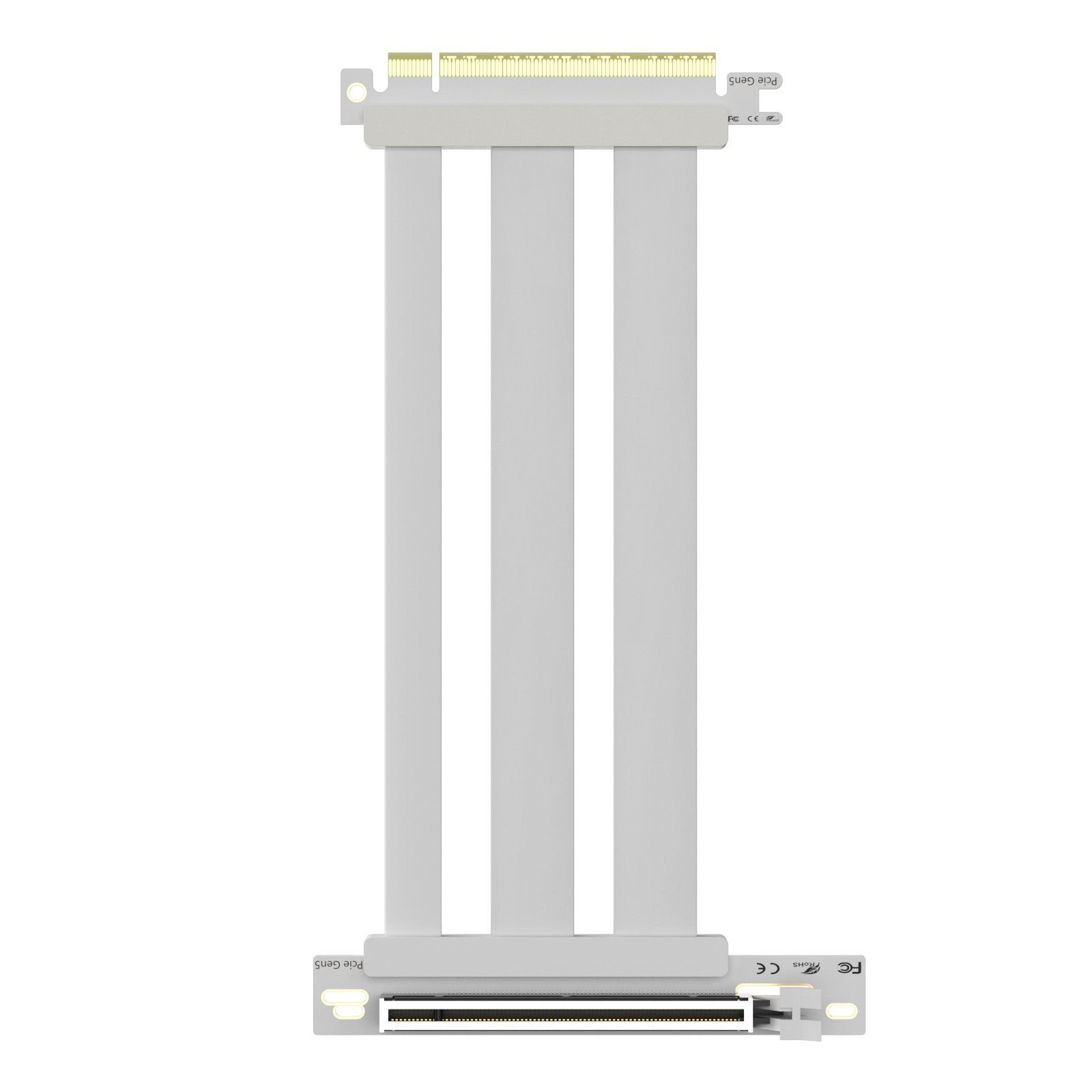 Pcie 4.0 X16 Riser Cable 90 Degree - PCIE 5.0 Riser-Kabel, Kompatibel mit PCIe