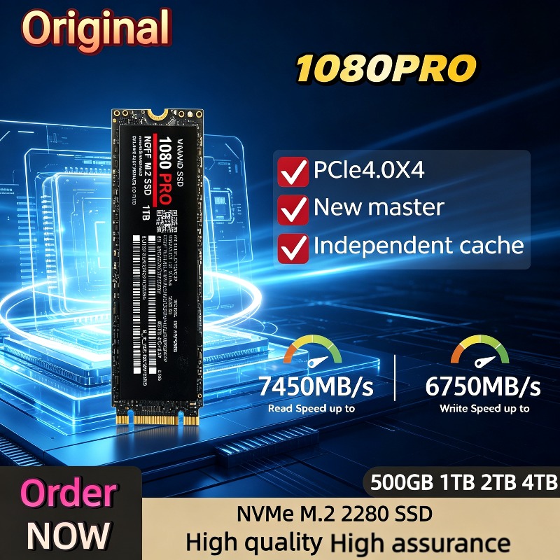 M.2 Nvme 4Tb Pcie 4.0 Ssd - 100% Original 1080PRO PCIe 4.0 NVMe