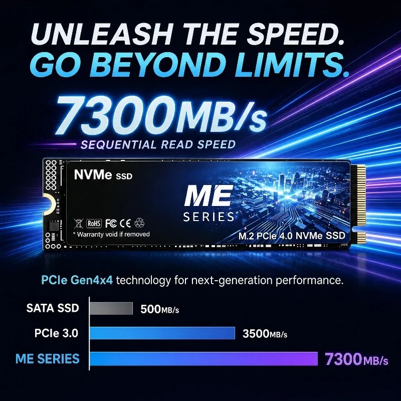 Neue ME SERIES NVMe PCIe 4.0 M – M.2 Nvme 4Tb Pcie 4.0 Ssd Bewertung und Preis