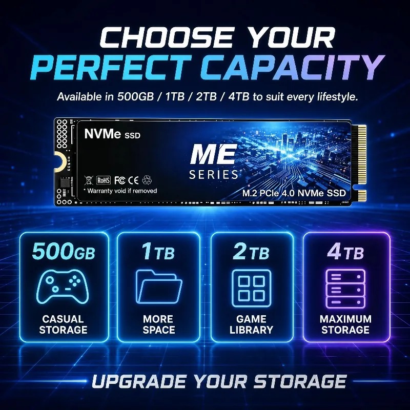 Neue ME SERIES NVMe PCIe 4.0 M – M.2 Nvme 4Tb Pcie 4.0 Ssd Bewertung und Preis