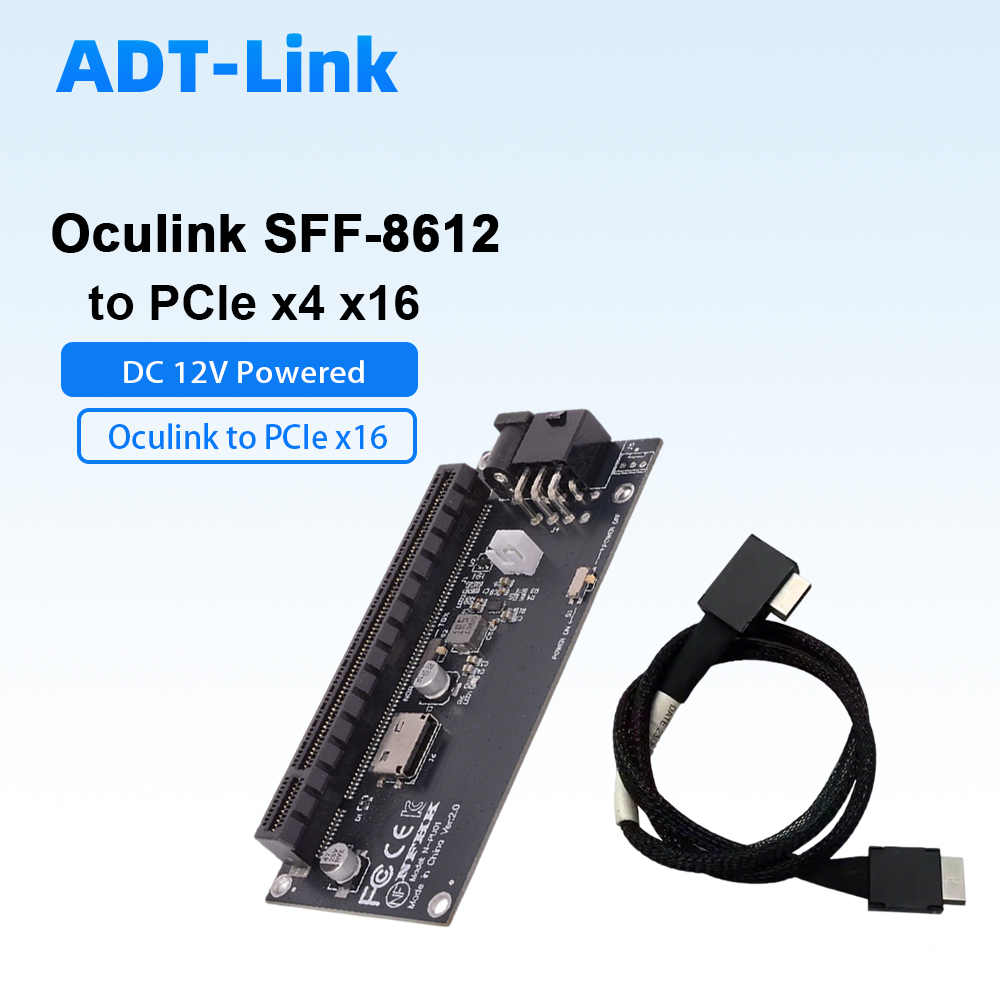 Oculink SFF-8612 zu PCIe X4 X1 – Pcie 4.0 X16 Riser Cable 90 Degree Bewertung und Preis