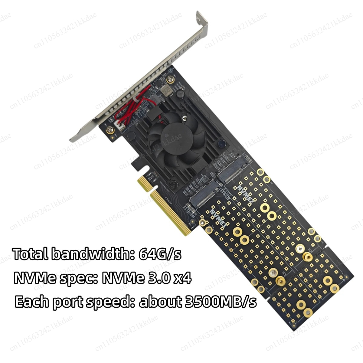 Keine PCIe-Bifurkationskarte e – Quad M.2 Nvme Pcie Bifurcation Card Bewertung und Preis