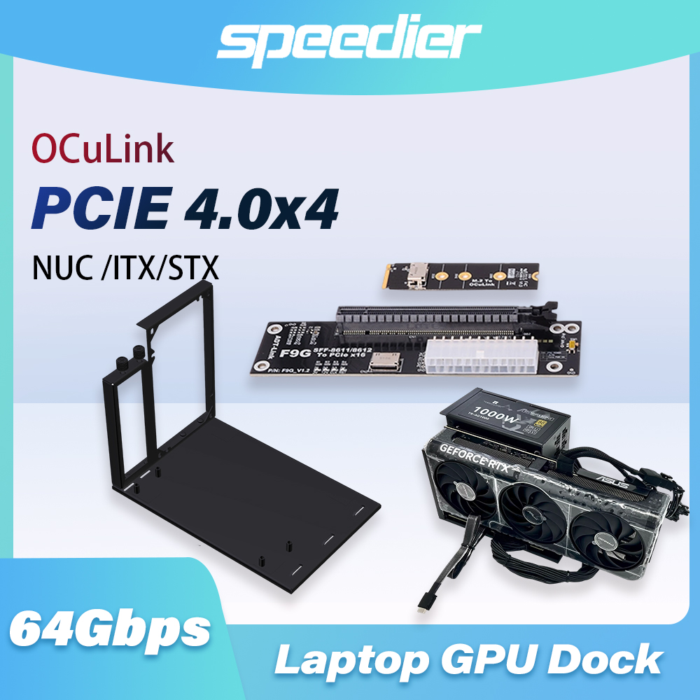 F9G 64Gbps OcuLink zu PCIE 4.0 – External Gpu Dock Pcie 4.0 Oculink Bewertung und Preis