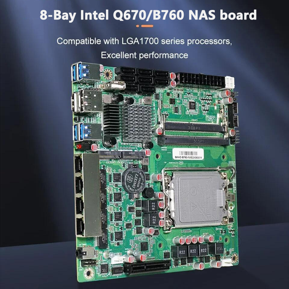 Topton Q670 B760 8-Bay NAS Mot – Lga 1700 Ddr5 Itx Motherboard Bewertung und Preis
