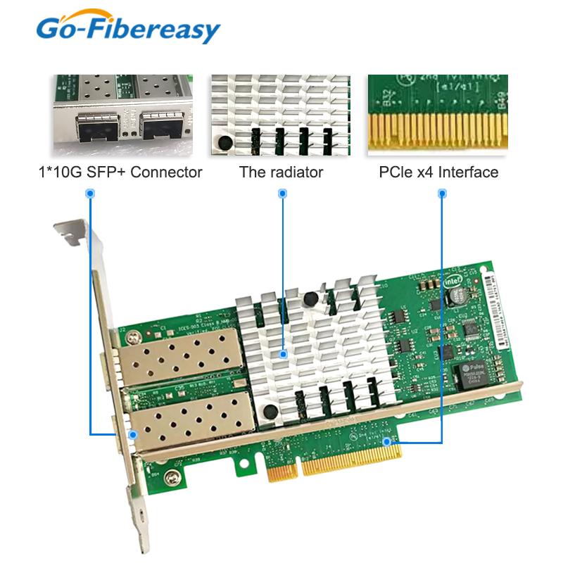 X520-DA2 10Gb SFP+PCI-E Netzwe – 10Gb Sfp+ Pcie Network Card Dual Port Bewertung und Preis