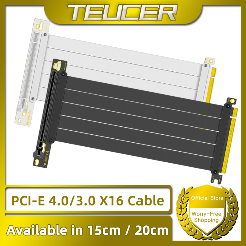 TEUCER PCI-E 4.0 x 16 Riser-Ka – Pcie 4.0 X16 Riser Cable 90 Degree Bewertung und Preis