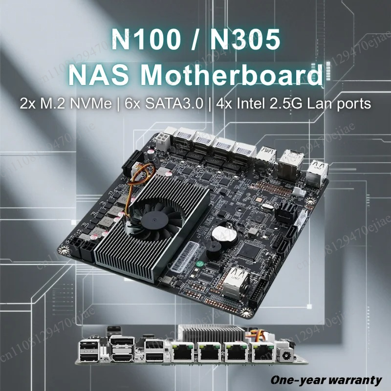 N100 Mini ITX NAS Motherboard  – Nas Motherboard N100 6 Sata Bewertung und Preis