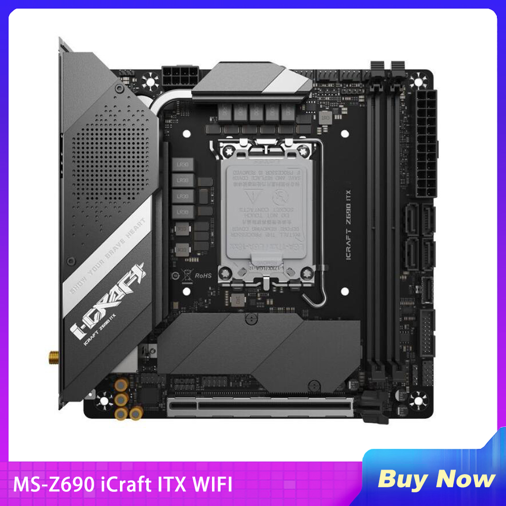 Neues MS-Z690 iCraft ITX WIFI  – Lga 1700 Ddr5 Itx Motherboard Bewertung und Preis