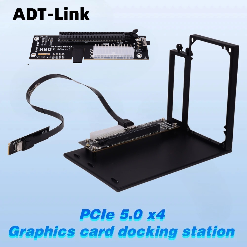 ADT-Link PCIe 5.0 4.0 128Gbps  – External Gpu Dock Pcie 4.0 Oculink Bewertung und Preis