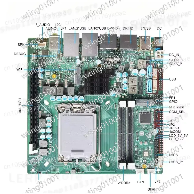 für 13. Generation Mini-ITX-Mo – Lga 1700 Ddr5 Itx Motherboard Bewertung und Preis