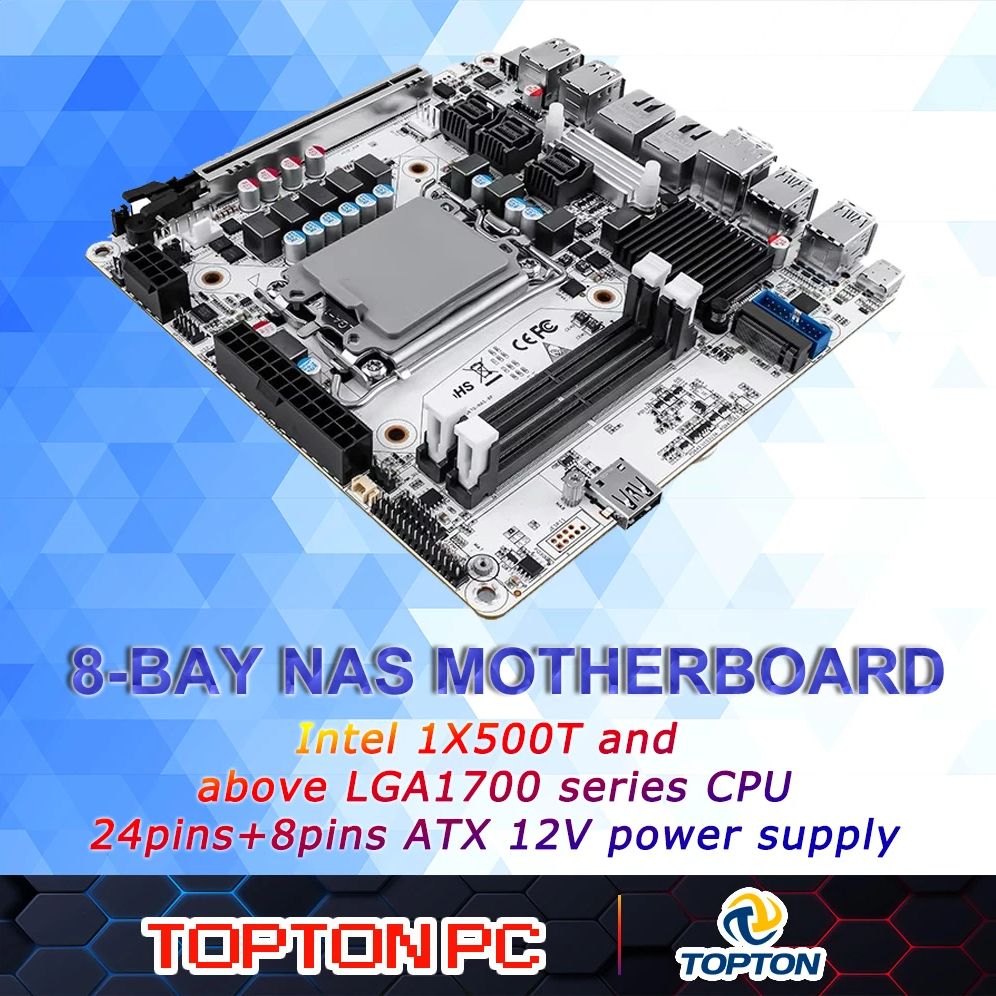 8-Bay NAS Mini ITX Motherboard – Lga 1700 Ddr5 Itx Motherboard Bewertung und Preis