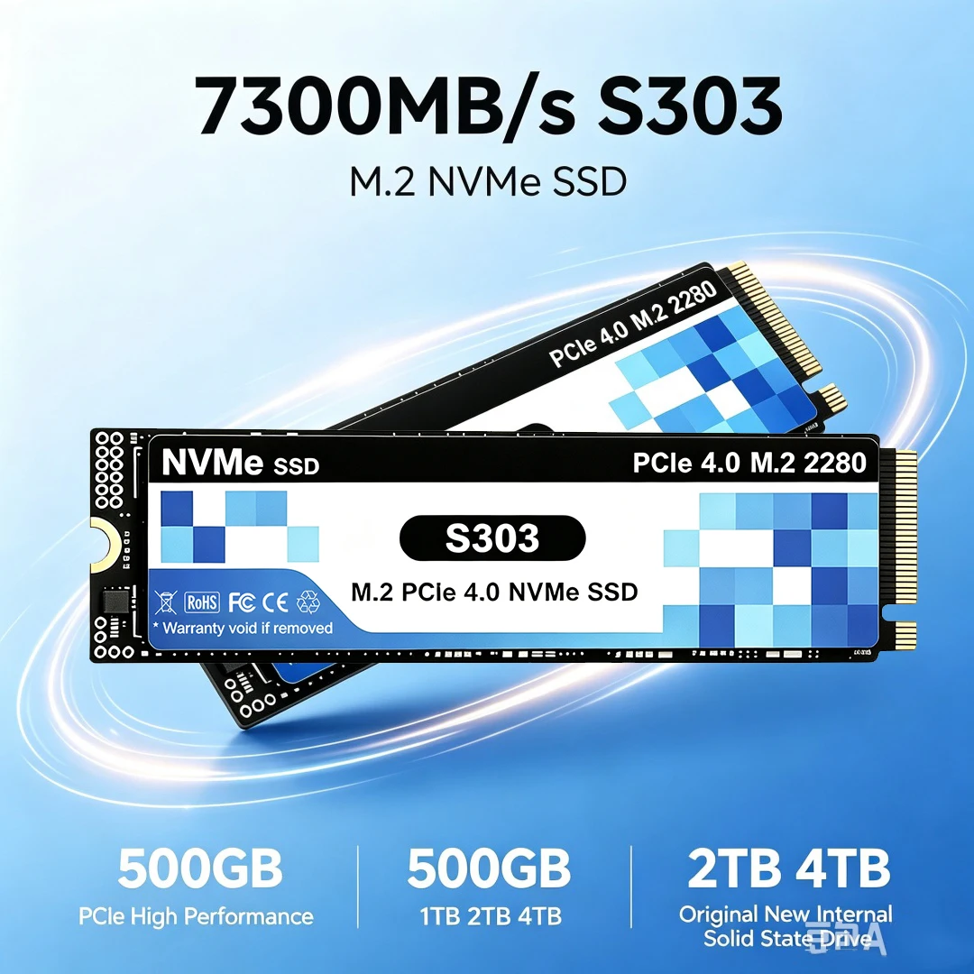 2026 S303 SSD 500GB 1TB 2TB 4T – M.2 Nvme 4Tb Pcie 4.0 Ssd Bewertung und Preis
