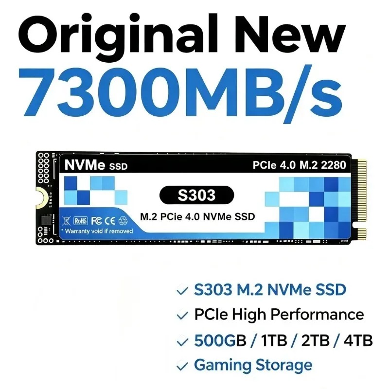S303 PCIe 4.0 M.2 NVMe SSD 500 – M.2 Nvme 4Tb Pcie 4.0 Ssd Bewertung und Preis